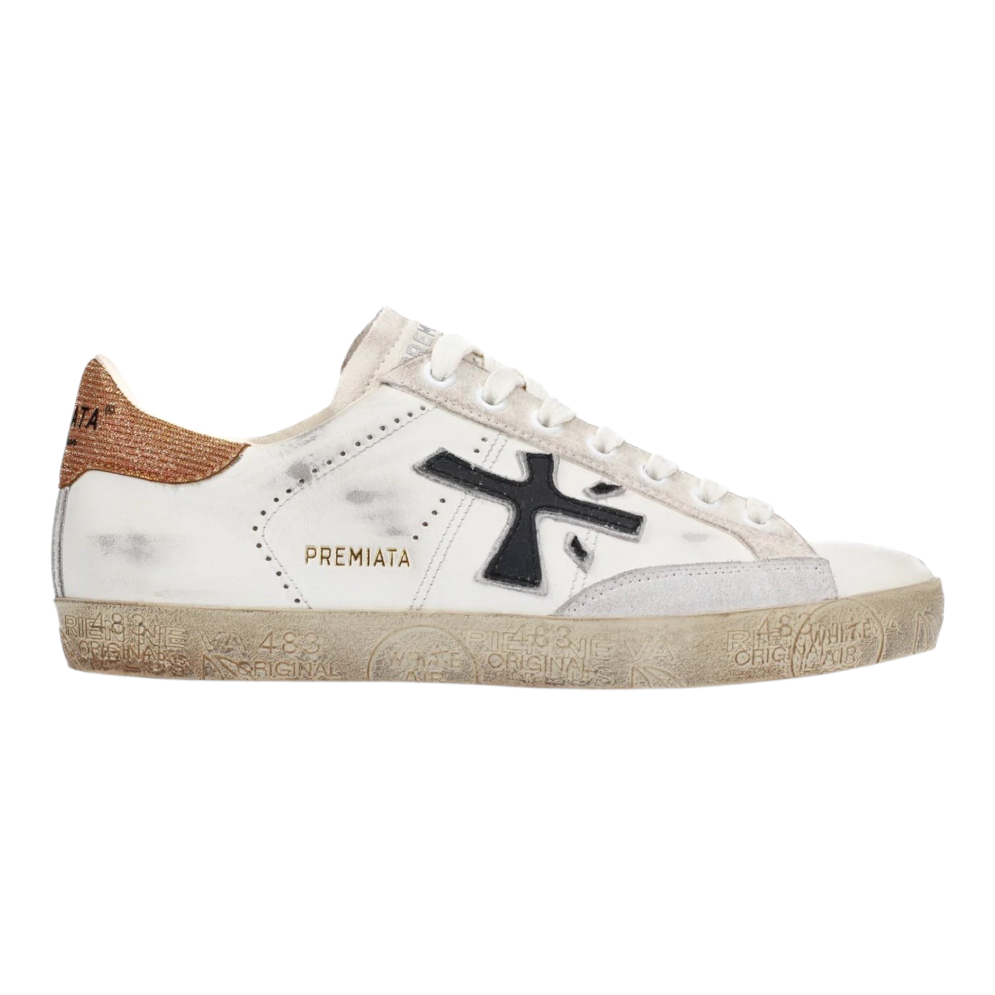 Premiata Stevend 6664 | Sneaker in Pelle Effetto Vintage