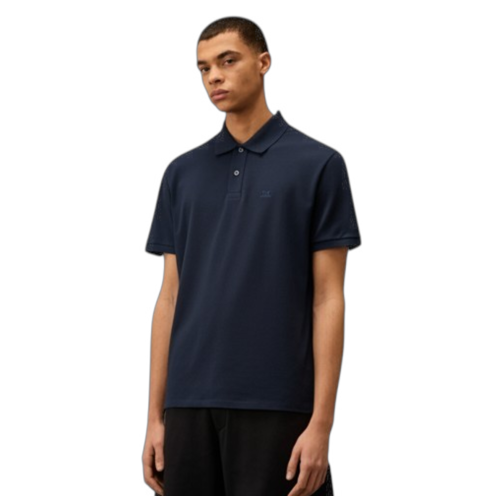 C.P. Company | Polo Slim Fit in Piquet di Cotone Stretch