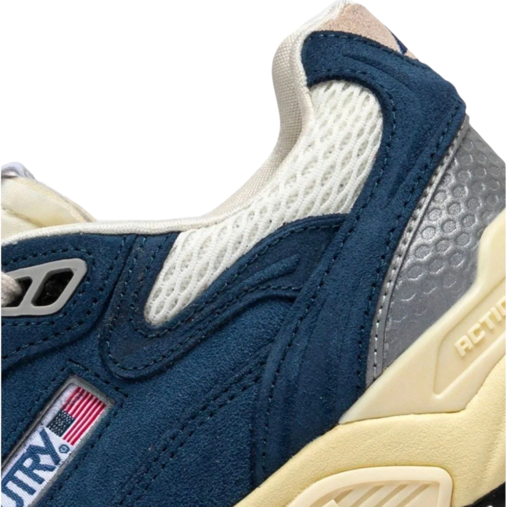 Autry Hyperway | Sneakers in Mesh e Suede Cobalto