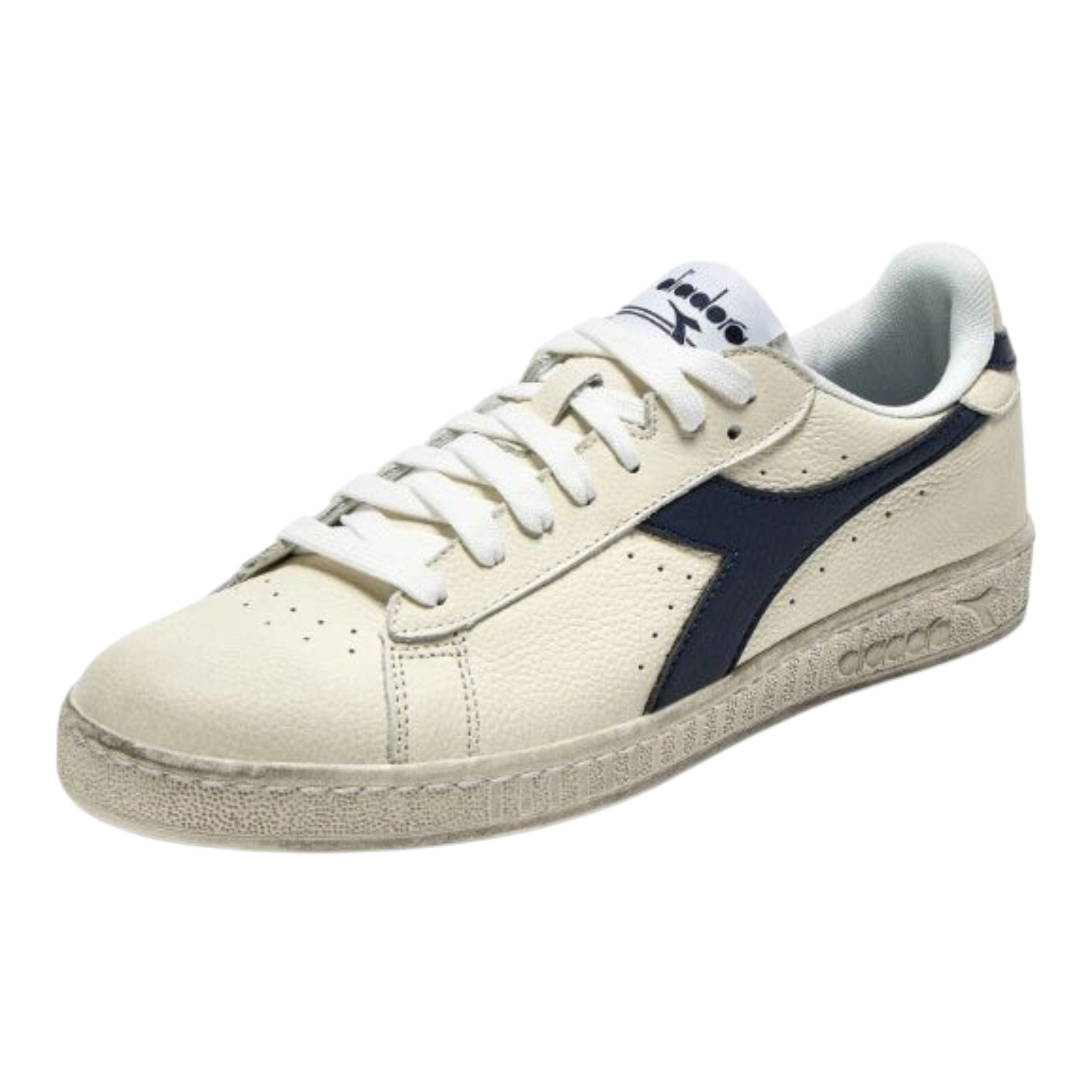 Diadora | Sneaker in Pelle - Banda laterale Blu navy