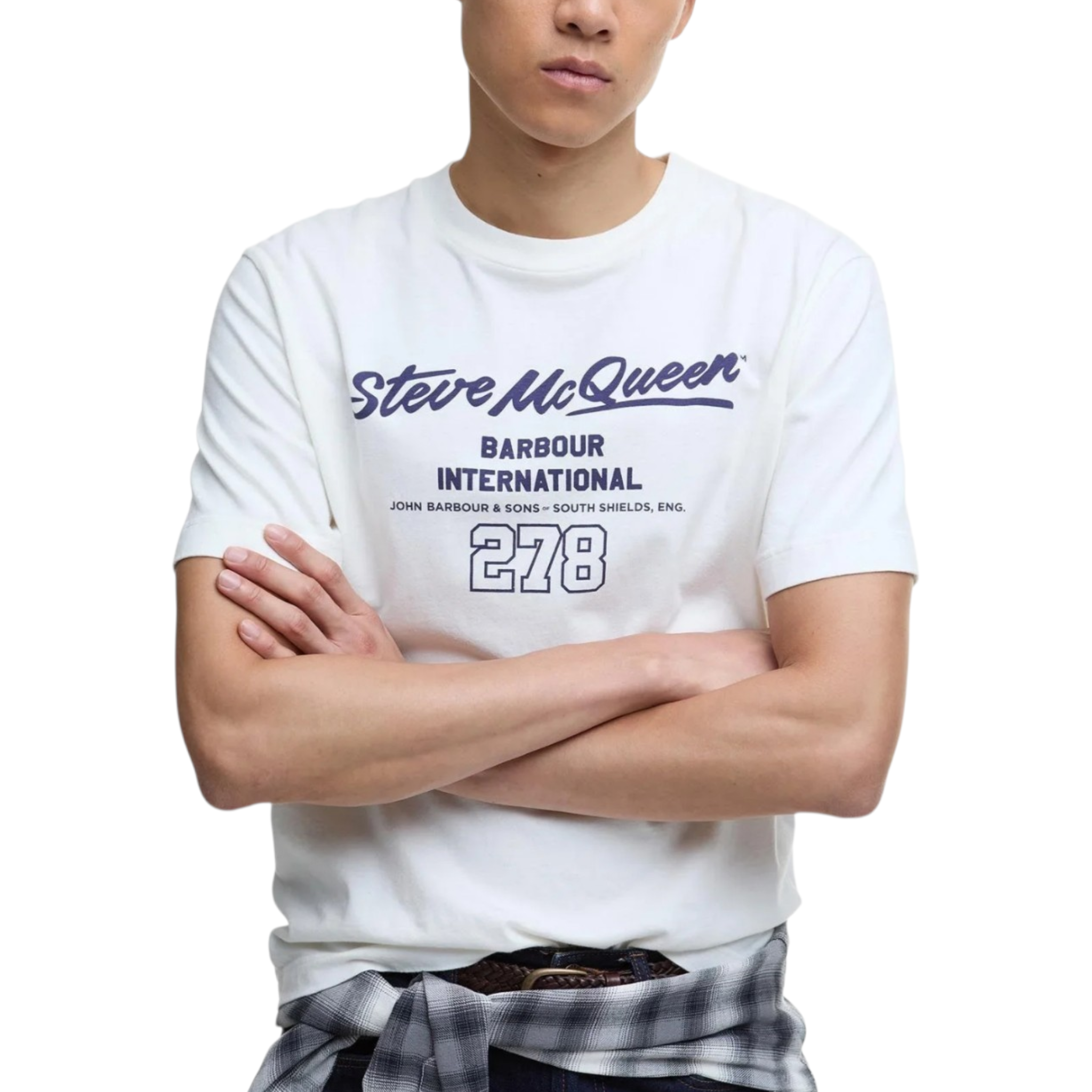 Barbour | T-shirt con Stampa di Steve McQueen