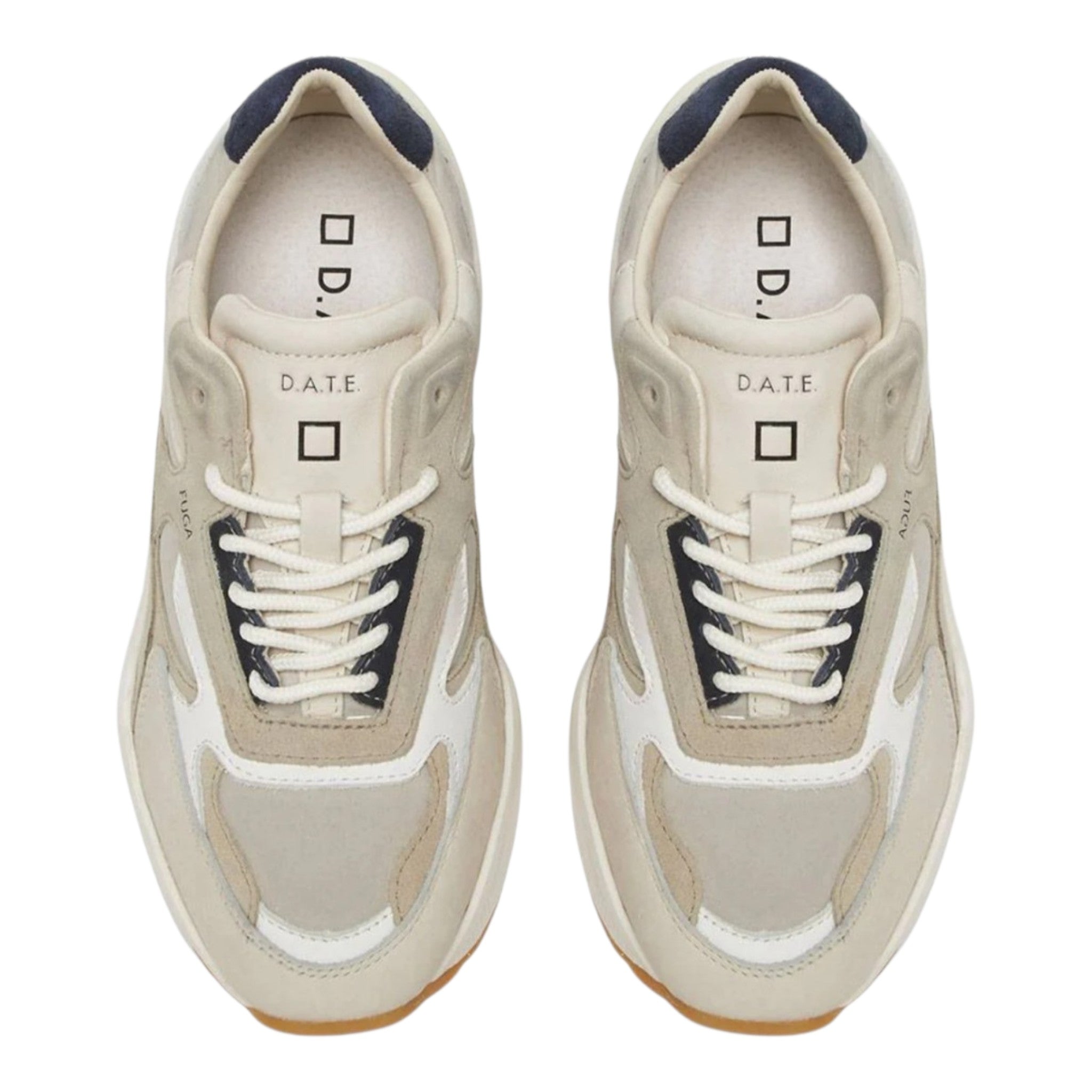 D.A.T.E. Fuga Wax  | Sneaker in Suede e Pelle