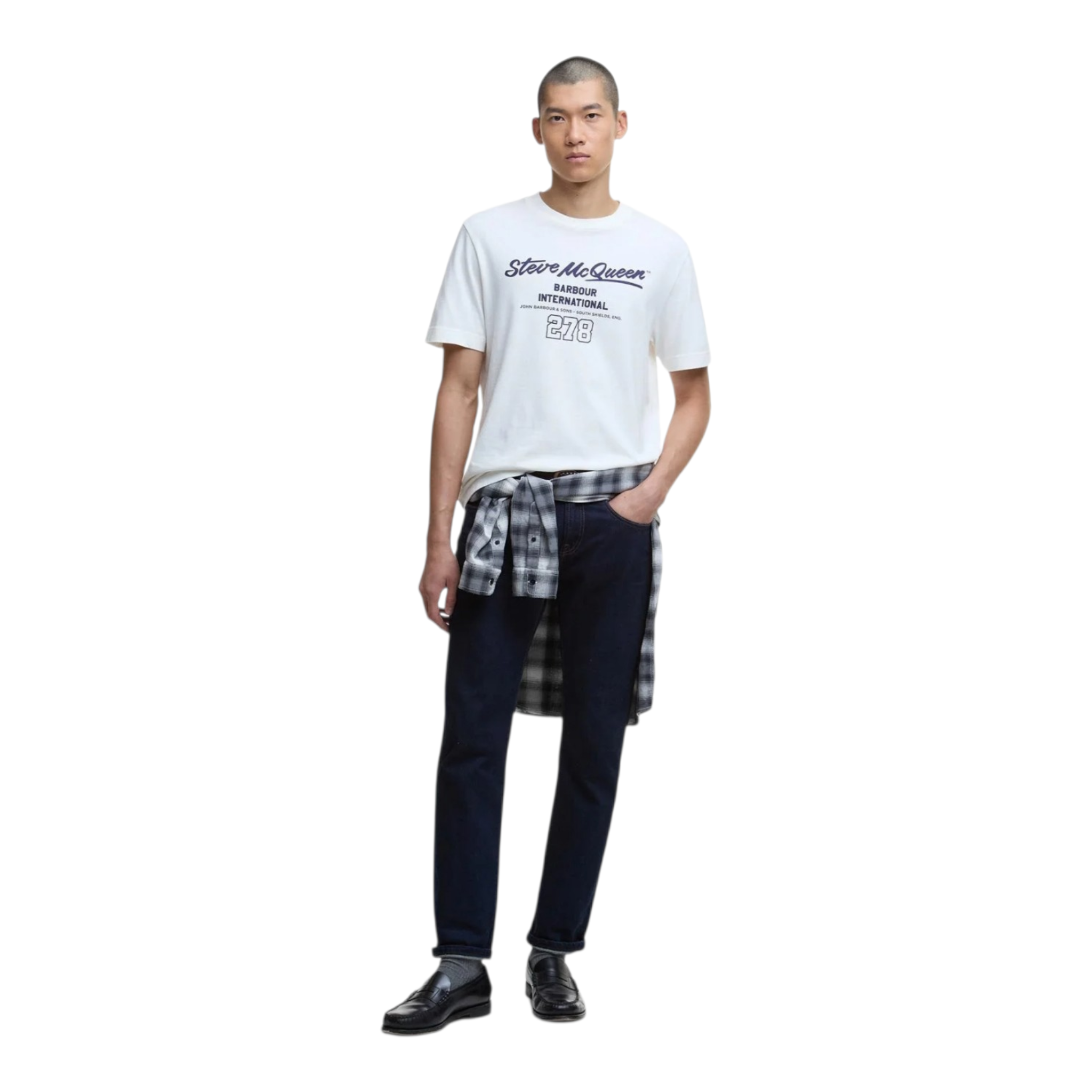 Barbour | T-shirt con Stampa di Steve McQueen