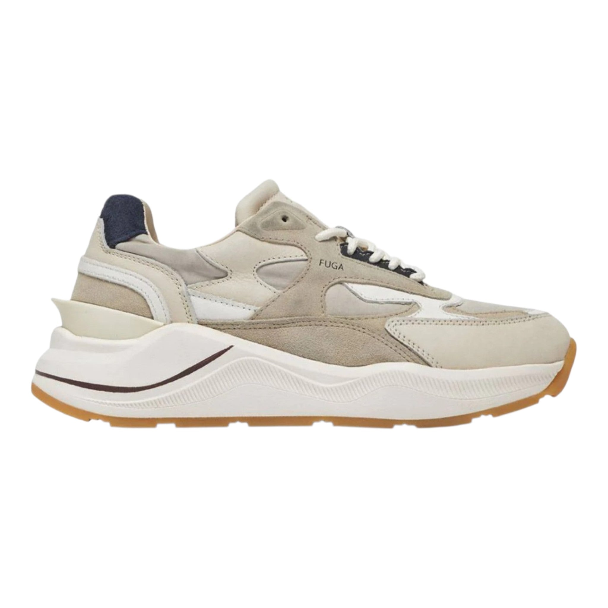 D.A.T.E. Fuga Wax  | Sneaker in Suede e Pelle
