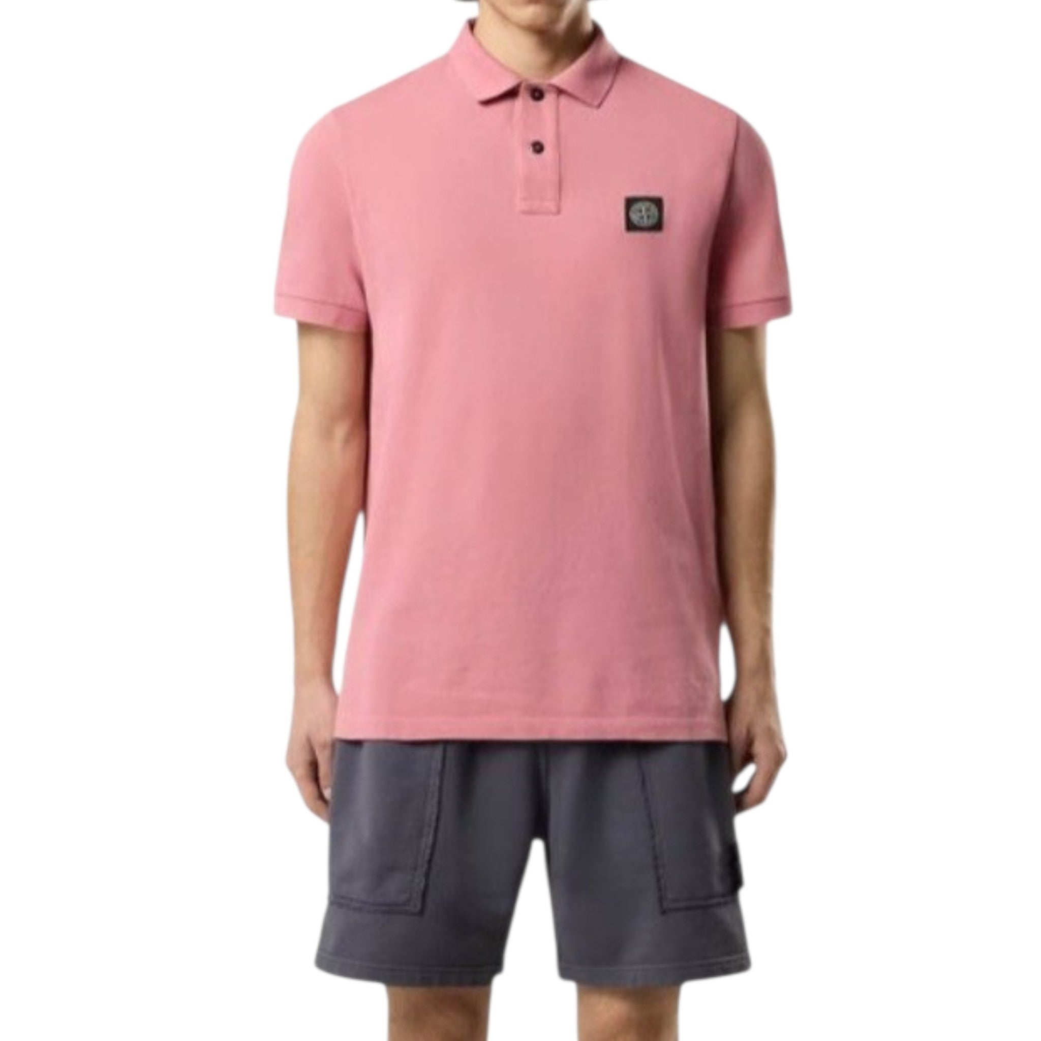 Stone Island | Polo Logo in Contrasto