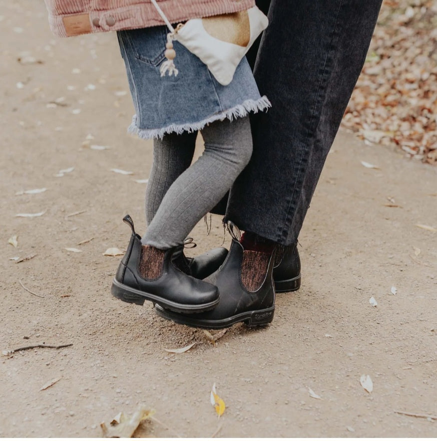 Blundstone B1924 | Stivale in Pelle con Elastico in Contrasto