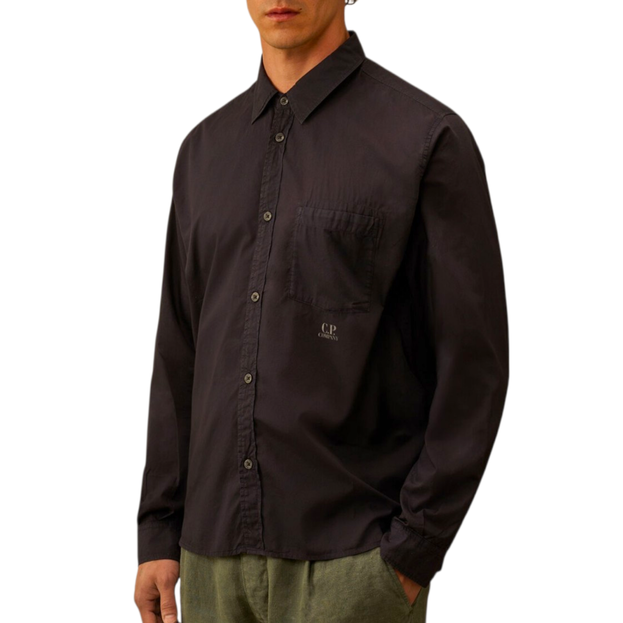 C.P. Company | Camicia in Light Mussola con Logo