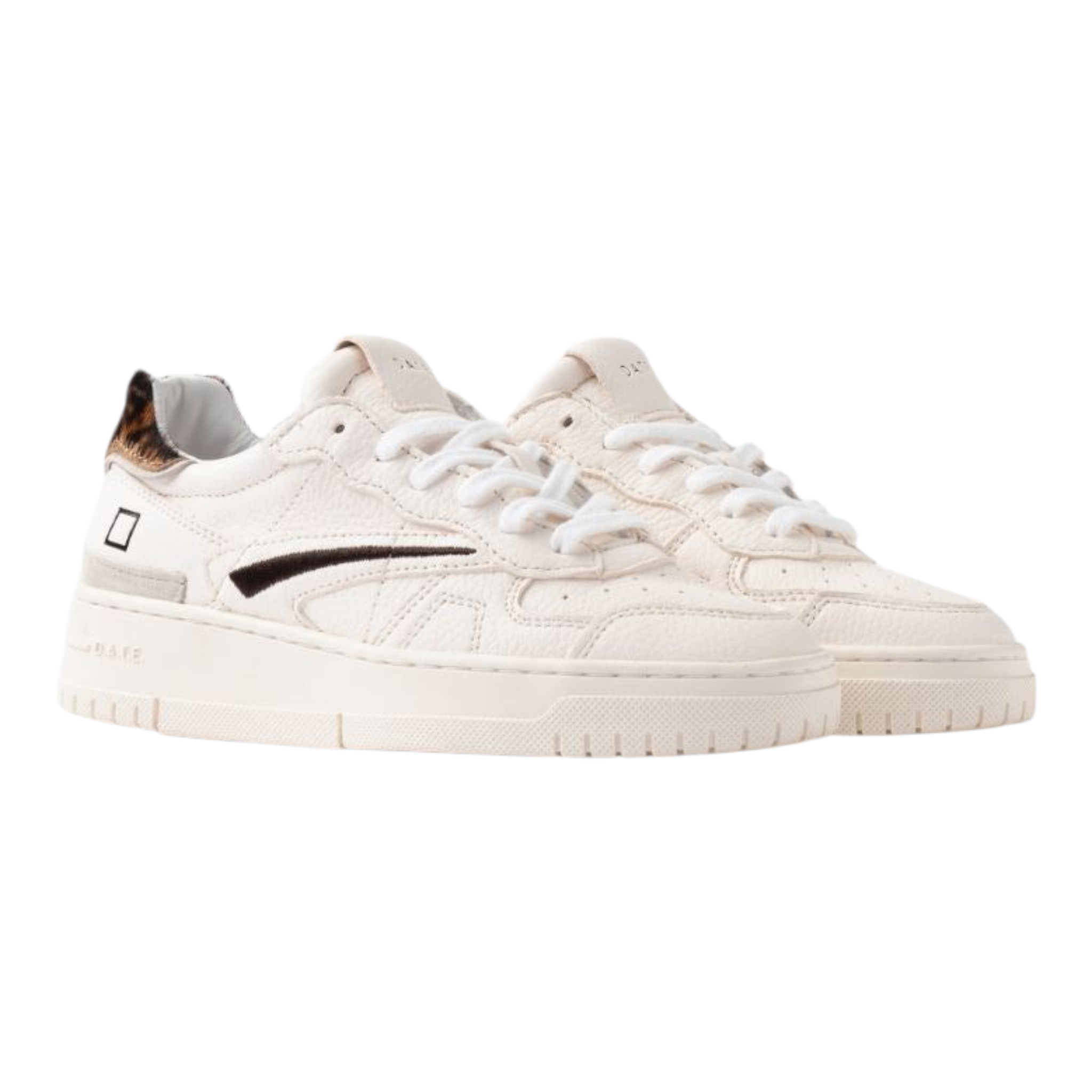D.A.T.E. Torneo | Sneaker in Pelle e Inserti in Suede e Cavallino