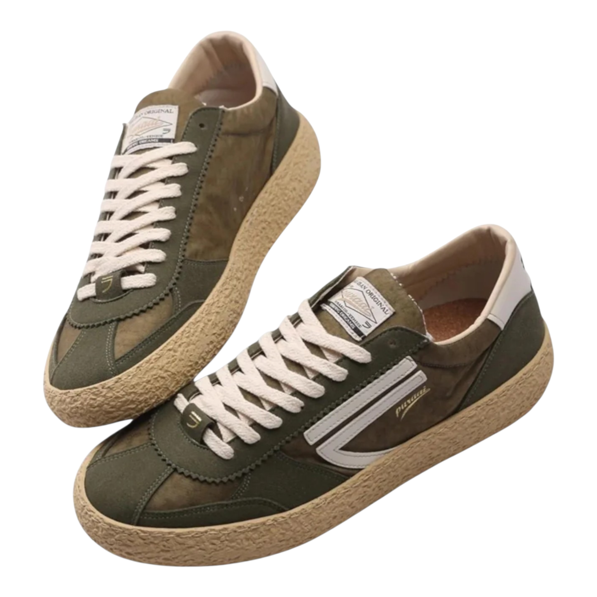 Puraai Vintage Alga | Tessuto e Suede