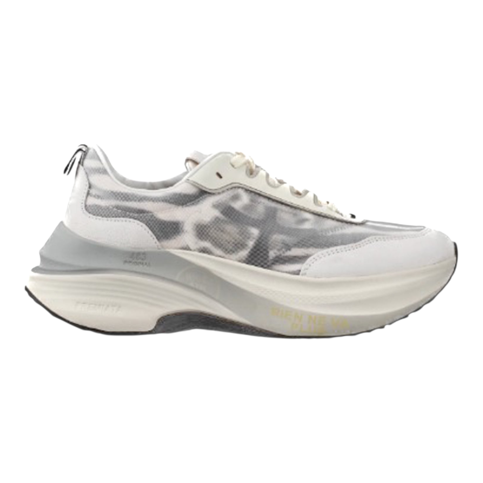 Premiata Hill 7507 | Sneaker Pelle e Suede con Effetto Animalier