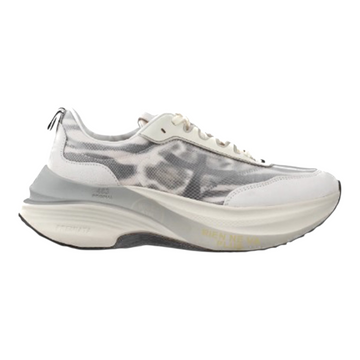 Premiata Hill 7507 | Sneaker Pelle e Suede con Effetto Animalier