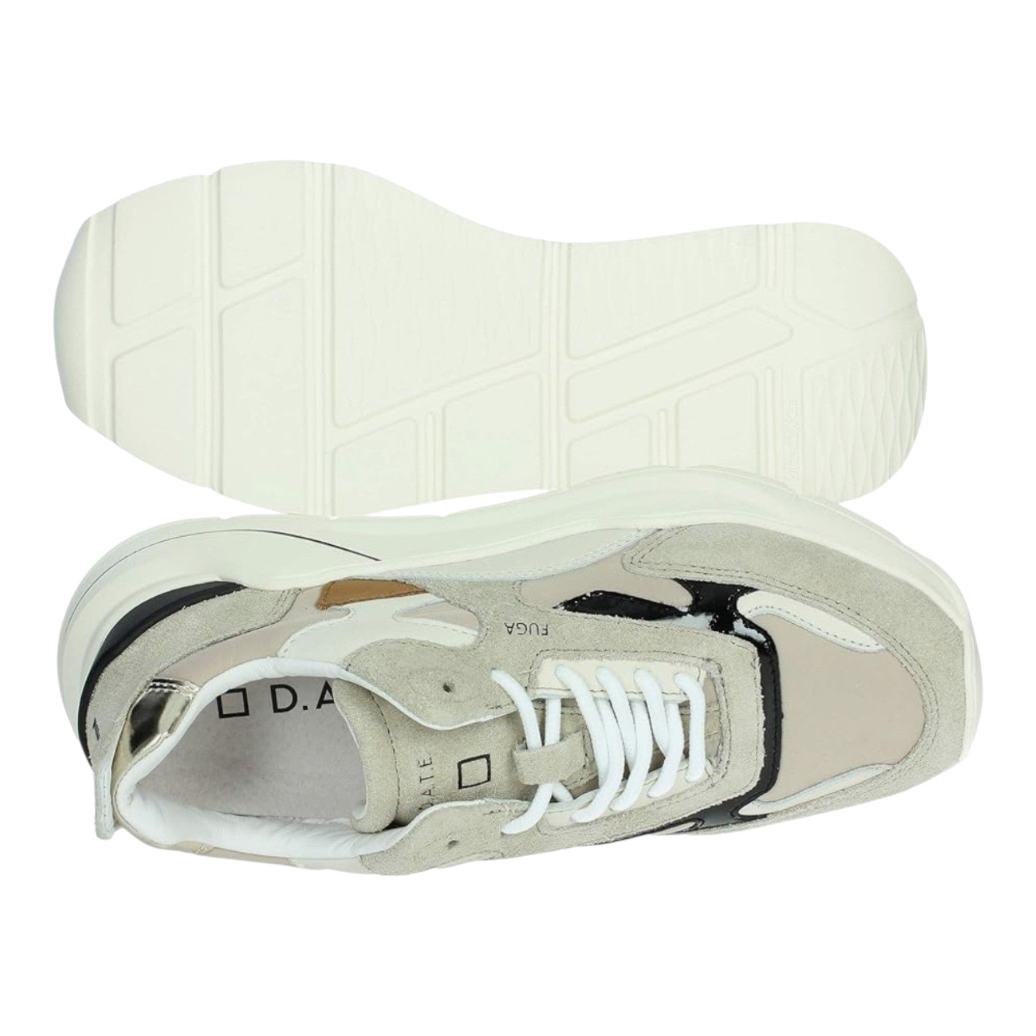 D.A.T.E. Fuga | Sneaker in Nylon e Suede