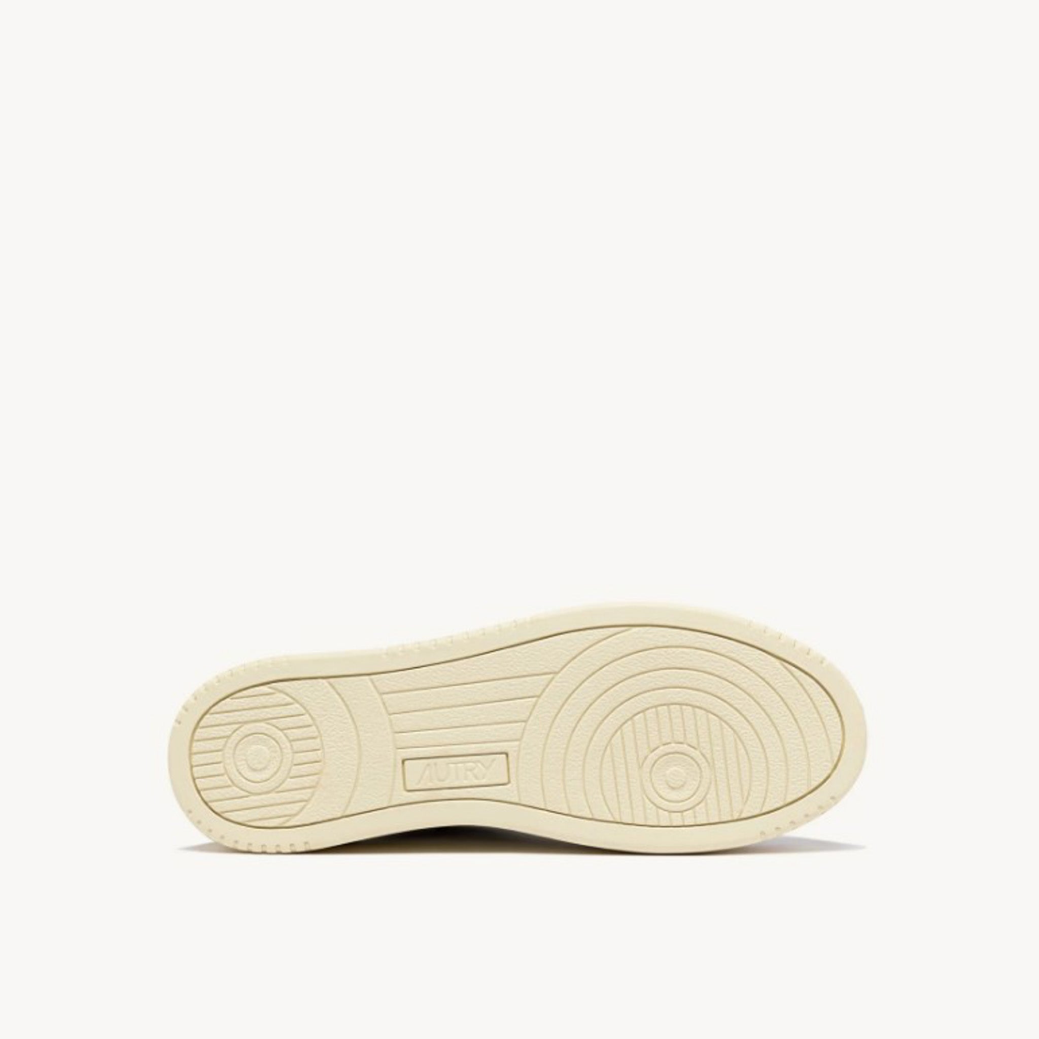 AUTRY | LS76 Sneakers Medalist low in pelle bianca e suede bianco e cuoio chiaro