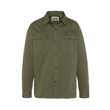 Schott | Camicia Esercito khaki SHSTANTONML