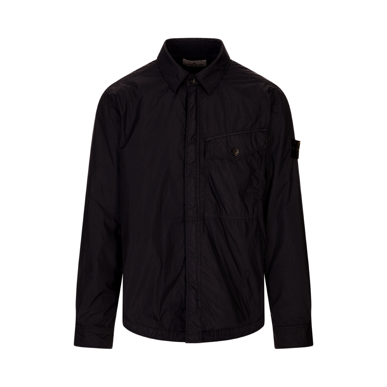 Stone Island | Q100006 Giacca Primaloft Garment Dyed Crinkle Reps NY Nero