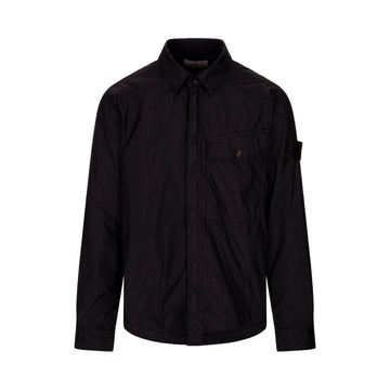 Stone Island | Q100006 Giacca Primaloft Garment Dyed Crinkle Reps NY Nero