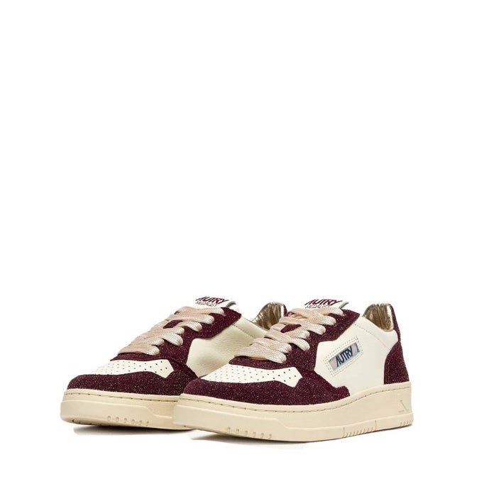Autry | TA05 Sneakers Medalist low con glitter bordeaux