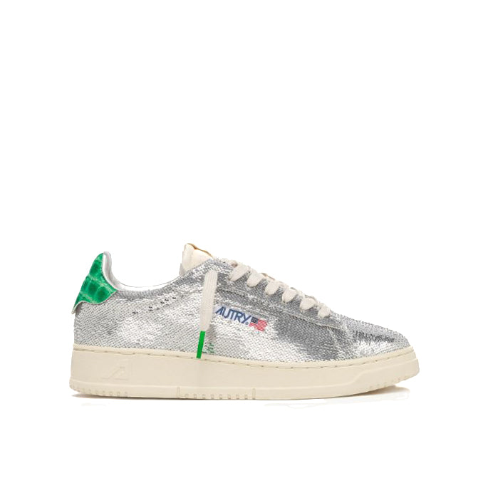 Autry | TI01 Dallas Pailettes/Cro Silver e Verde
