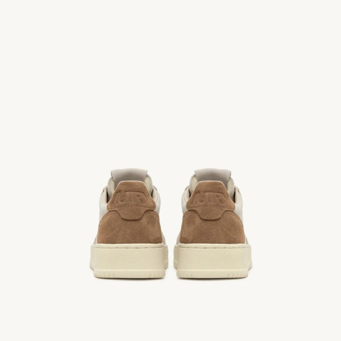 Autry | TS01 Sneakers Medalist low tricolor in suede sabbia e tabacco