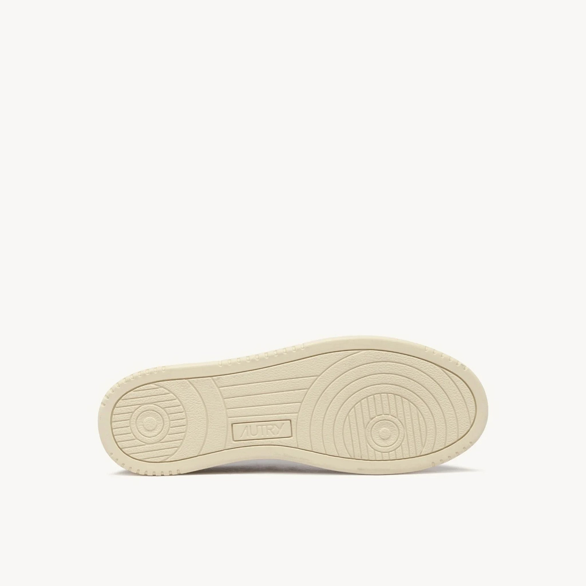 Autry | TS06 Sneakers Medalist low tricolor in suede verde scuro e beige