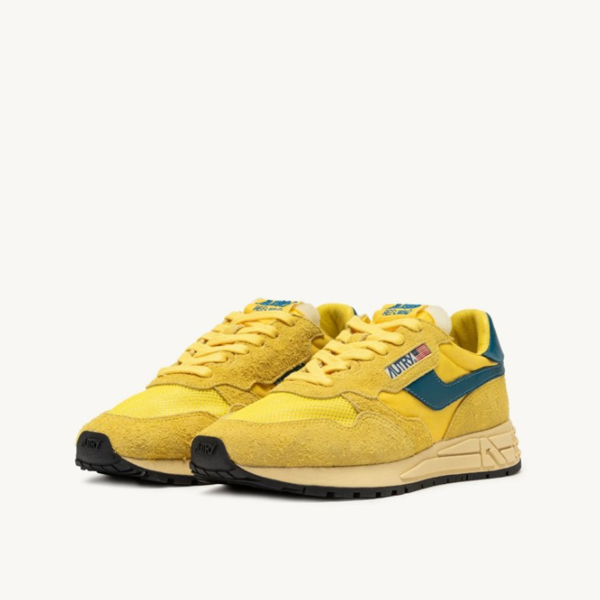 Autry | UT03 Sneakers Reelwind low in nylon e suede giallo
