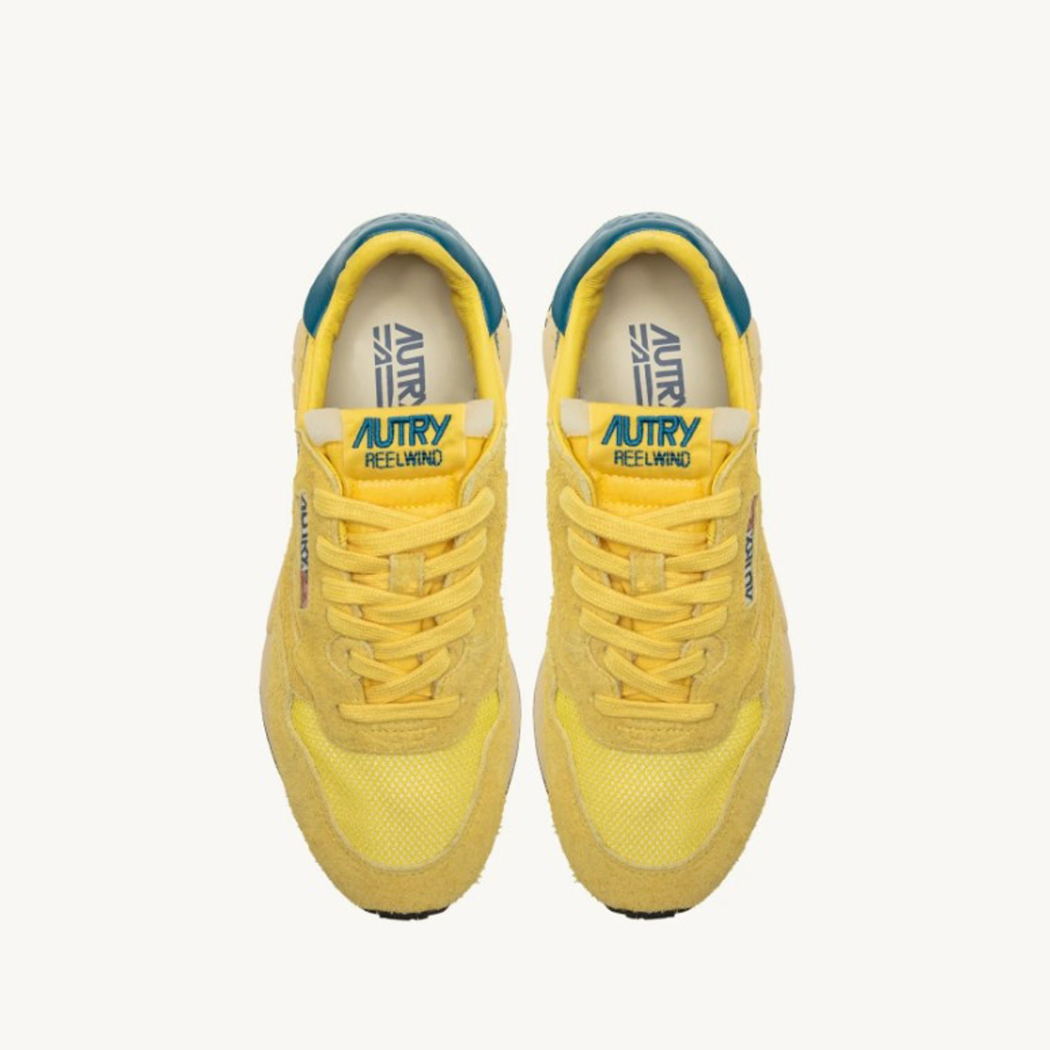 Autry | UT03 Sneakers Reelwind low in nylon e suede giallo