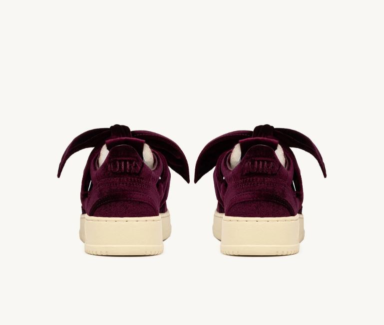 Autry | VF01 Medalist velluto Vel/Flake Wine Burgundy