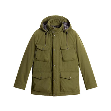 Woolrich | Parka 3in1 Peached Cotton resinato 0942 6006 Greenstone